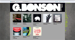 Desktop Screenshot of gbonson.bandcamp.com