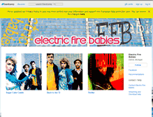 Tablet Screenshot of electricfirebabies.bandcamp.com