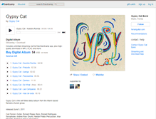 Tablet Screenshot of gypsycatband.bandcamp.com