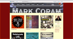 Desktop Screenshot of markcoram.bandcamp.com