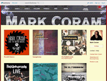 Tablet Screenshot of markcoram.bandcamp.com