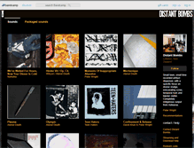 Tablet Screenshot of distantbombs.bandcamp.com
