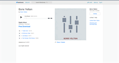 Desktop Screenshot of borisyeltsin.bandcamp.com