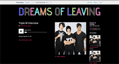 Desktop Screenshot of dreamsofleaving.bandcamp.com