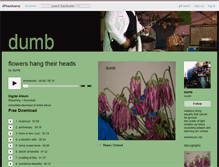 Tablet Screenshot of dumb.bandcamp.com