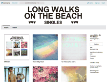 Tablet Screenshot of longwalksonthebeach.bandcamp.com