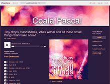 Tablet Screenshot of coalapascal.bandcamp.com