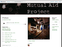 Tablet Screenshot of mutualaidproject.bandcamp.com