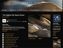 Tablet Screenshot of joshbaezmusic.bandcamp.com
