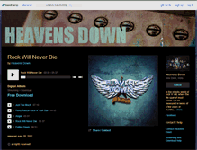 Tablet Screenshot of heavensdown.bandcamp.com