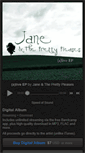 Mobile Screenshot of janeandtheprettypleases.bandcamp.com