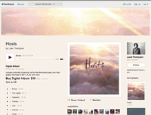 Tablet Screenshot of lukethompson.bandcamp.com