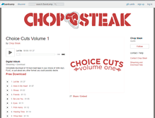 Tablet Screenshot of chopsteak.bandcamp.com