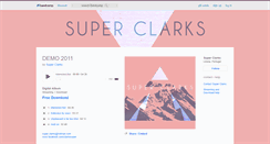 Desktop Screenshot of clarkssuper.bandcamp.com