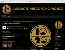 Tablet Screenshot of 10in20.bandcamp.com