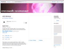 Tablet Screenshot of crosswalkcosmonaut.bandcamp.com