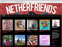 Tablet Screenshot of netherfriends.bandcamp.com