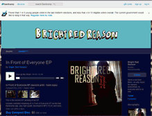 Tablet Screenshot of brightredreason.bandcamp.com