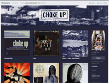 Tablet Screenshot of chokeup.bandcamp.com