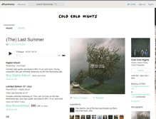 Tablet Screenshot of coldcoldnights.bandcamp.com