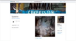 Desktop Screenshot of animalconfession.bandcamp.com