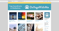 Desktop Screenshot of doyogawithme.bandcamp.com