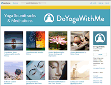 Tablet Screenshot of doyogawithme.bandcamp.com