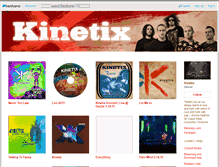 Tablet Screenshot of kinetix.bandcamp.com