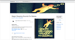 Desktop Screenshot of magicsleepsoundsforbabies.bandcamp.com
