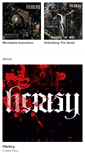 Mobile Screenshot of heresycr.bandcamp.com