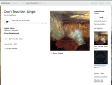 Tablet Screenshot of cymbalrush.bandcamp.com