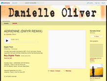 Tablet Screenshot of danielleoliver.bandcamp.com