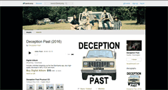 Desktop Screenshot of deceptionpast.bandcamp.com