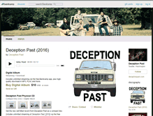 Tablet Screenshot of deceptionpast.bandcamp.com