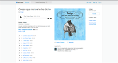 Desktop Screenshot of indigomusica.bandcamp.com