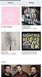 Mobile Screenshot of nightmaresforaweek.bandcamp.com