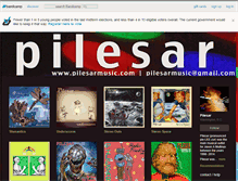 Tablet Screenshot of pilesar.bandcamp.com