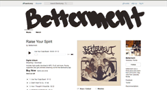 Desktop Screenshot of betterment.bandcamp.com