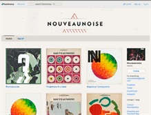 Tablet Screenshot of nouveaunoise.bandcamp.com