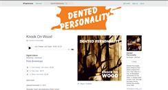 Desktop Screenshot of dentedpersonality.bandcamp.com