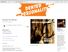 Tablet Screenshot of dentedpersonality.bandcamp.com