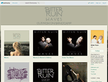 Tablet Screenshot of bitterruin.bandcamp.com