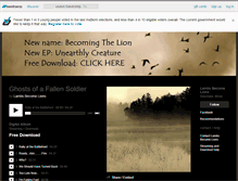 Tablet Screenshot of lambsbecomelions.bandcamp.com