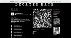 Desktop Screenshot of decayedrace.bandcamp.com