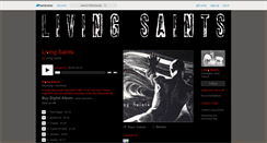 Desktop Screenshot of livingsaints.bandcamp.com