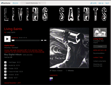 Tablet Screenshot of livingsaints.bandcamp.com