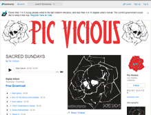 Tablet Screenshot of picvicious.bandcamp.com