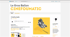 Desktop Screenshot of legrosballon.bandcamp.com