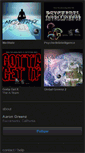 Mobile Screenshot of aarongreenz.bandcamp.com