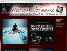 Tablet Screenshot of aarongreenz.bandcamp.com